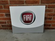 Metal Fiat Sign