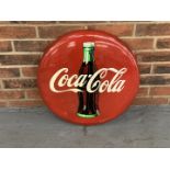 Metal Convex Coco Cola Sign