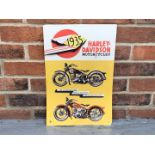 Unframed Harley Davidson Motorcycles Poster