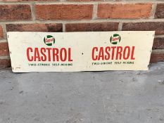 Tin Castrol Two-Stroke Sign