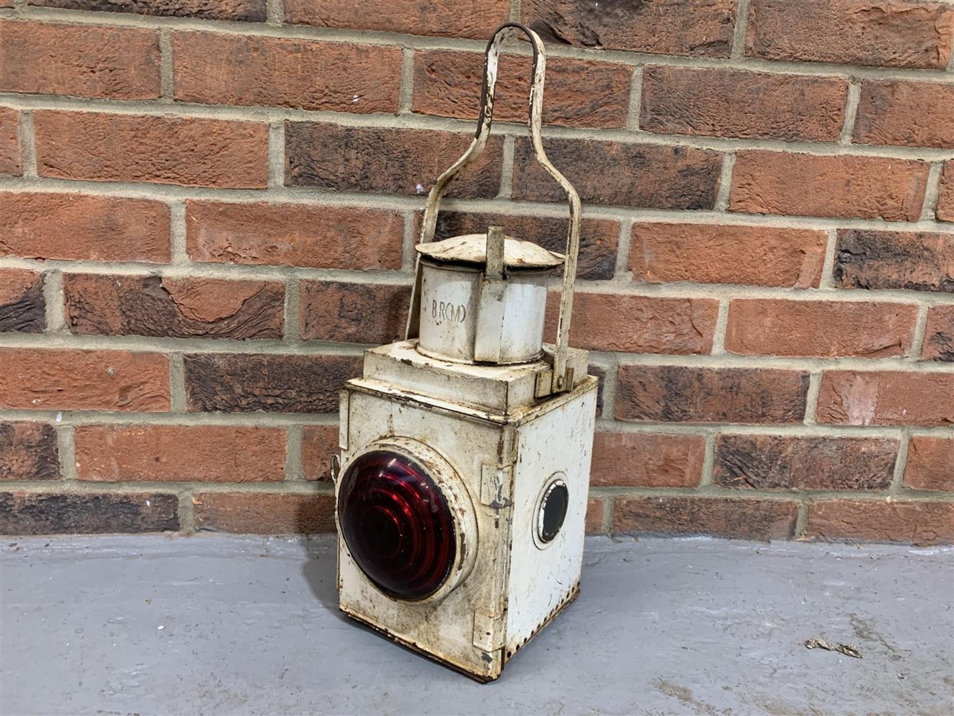 Vintage British Railway Lamp