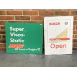 Super Visco-Static Sign On Board & Bosch Sign (2)