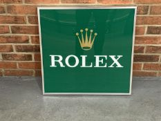 Modern Illuminated Rolex Dealership Sign