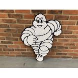 Metal Michelin Running Man Sign