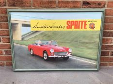 Original 1966 Austin Healey Sprite Mk IV Poster
