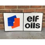 Metal ELF Oils Sign