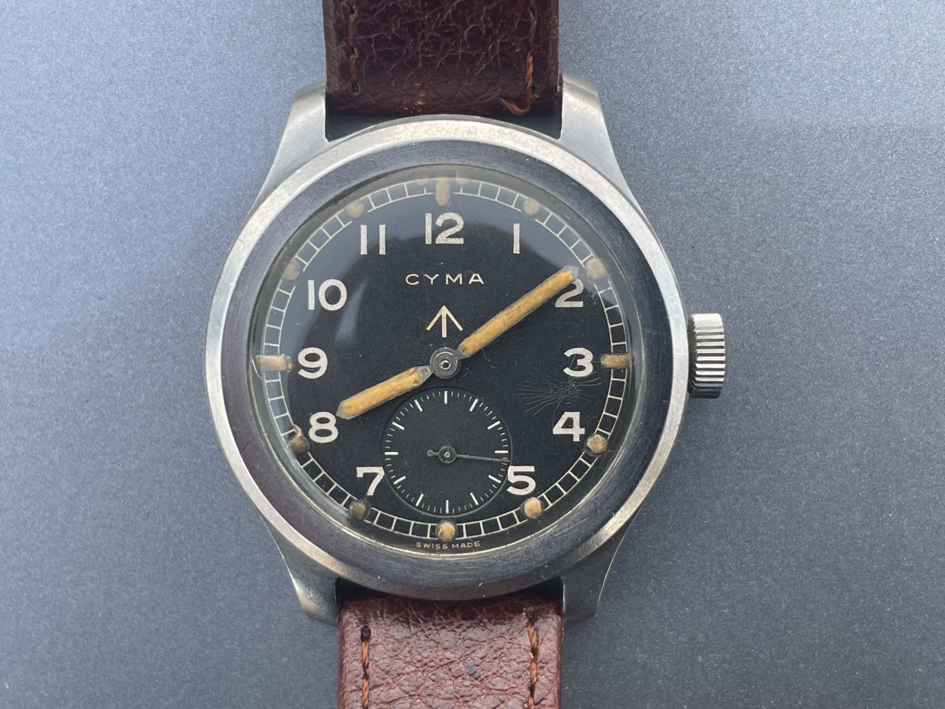 CYMA WWII BRITISH Gents Military Dirty Dozen" Watch" - Image 2 of 5