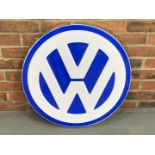 Modern Illuminated VW Dealership Sign