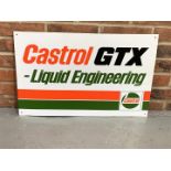 Aluminium Castrol GTX Liquid Engineering Sign