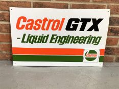 Aluminium Castrol GTX Liquid Engineering Sign