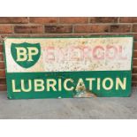 Aluminium BP Energol Lubrication Sign