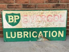 Aluminium BP Energol Lubrication Sign