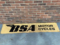 BSA Motorcycles Banner