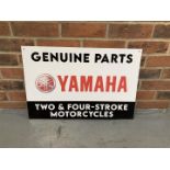 Metal Yamaha Two & Four Stroke Motorcycles Sign