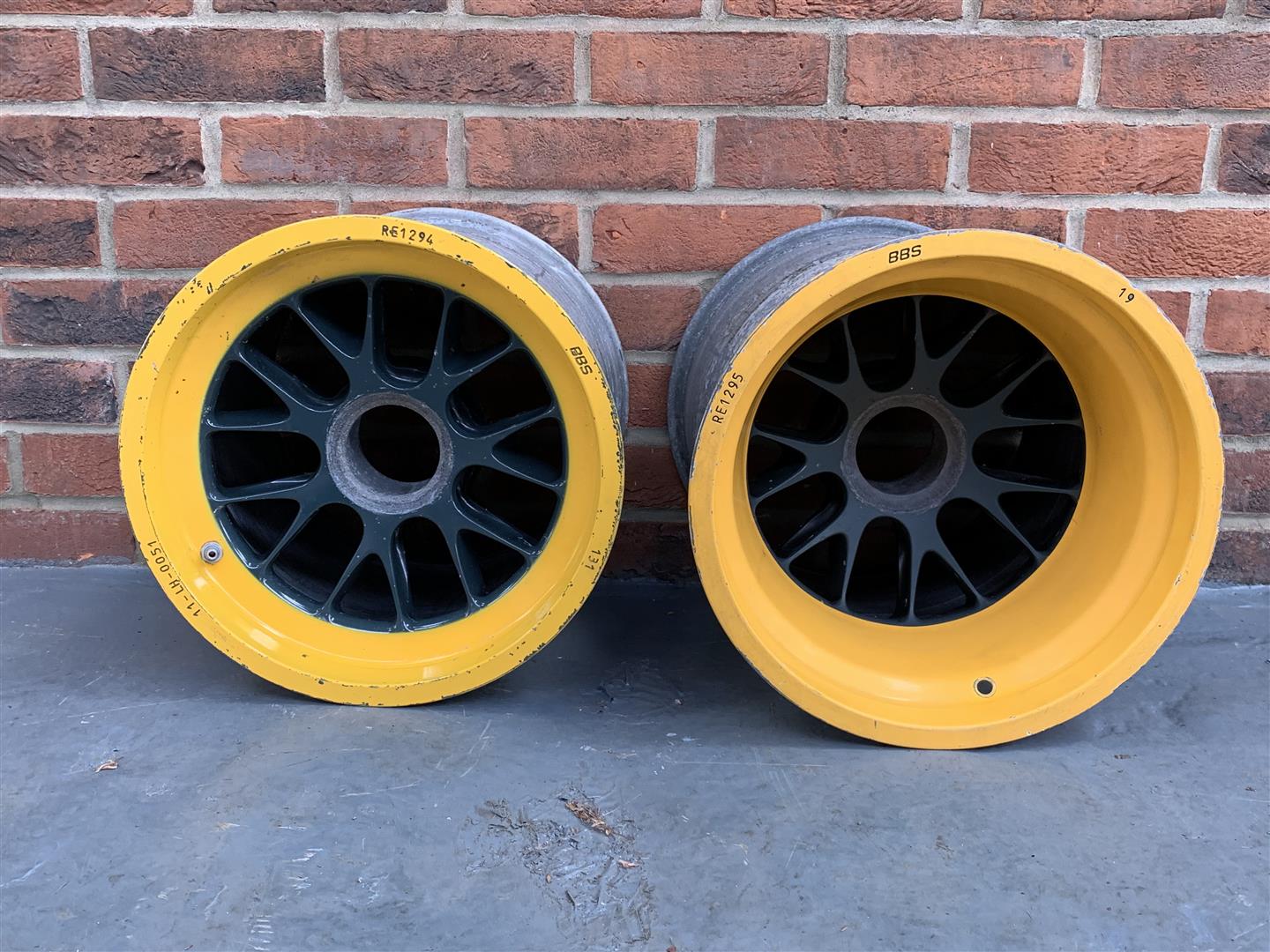 Two Lotus Racing Alloy Wheels