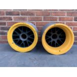 Two Lotus Racing Alloy Wheels