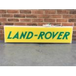 Original Land Rover Illuminated Dealership Sign