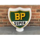 Glass BP Super" Petrol Globe"