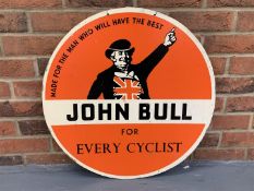 Original John Bull For Every Cyclist" Sign On Board"