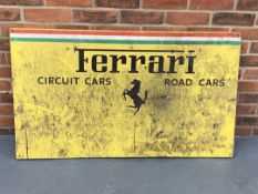 Painted Ferrari Circuit Cars/Road Cars Key Board (Ex Goodwood Display)