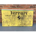 Painted Ferrari Circuit Cars/Road Cars Key Board (Ex Goodwood Display)