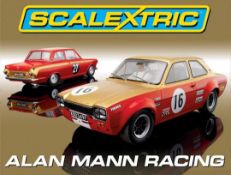 Dealer Box Of Six Scalextric Alan Mann Racing Cortina & Escort Ltd Edition