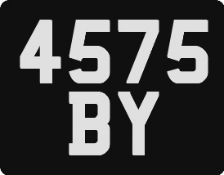 4575 BY Registration Number