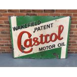 Painted Castrol Wakefield Motor Oil Sign (Ex Goodwood Display)