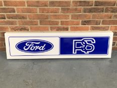 Modern Ford RS Illuminated Sign