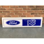 Modern Ford RS Illuminated Sign