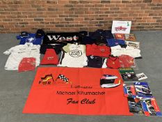 Quantity Of Racing Clothing/Memorabilia