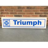 Modern British Leyland Triumph Illuminated Sign