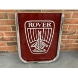 Perspex & Chrome Rover Dealership Sign