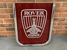 Perspex & Chrome Rover Dealership Sign