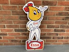 Enamel Esso Mrs Drip Sign