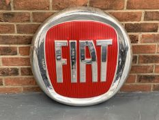 Plastic Fiat Dealership Sign