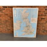 Large Map Of The British Isle's