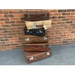 Six Vintage Cases/Trunks (Ex Goodwood Display)