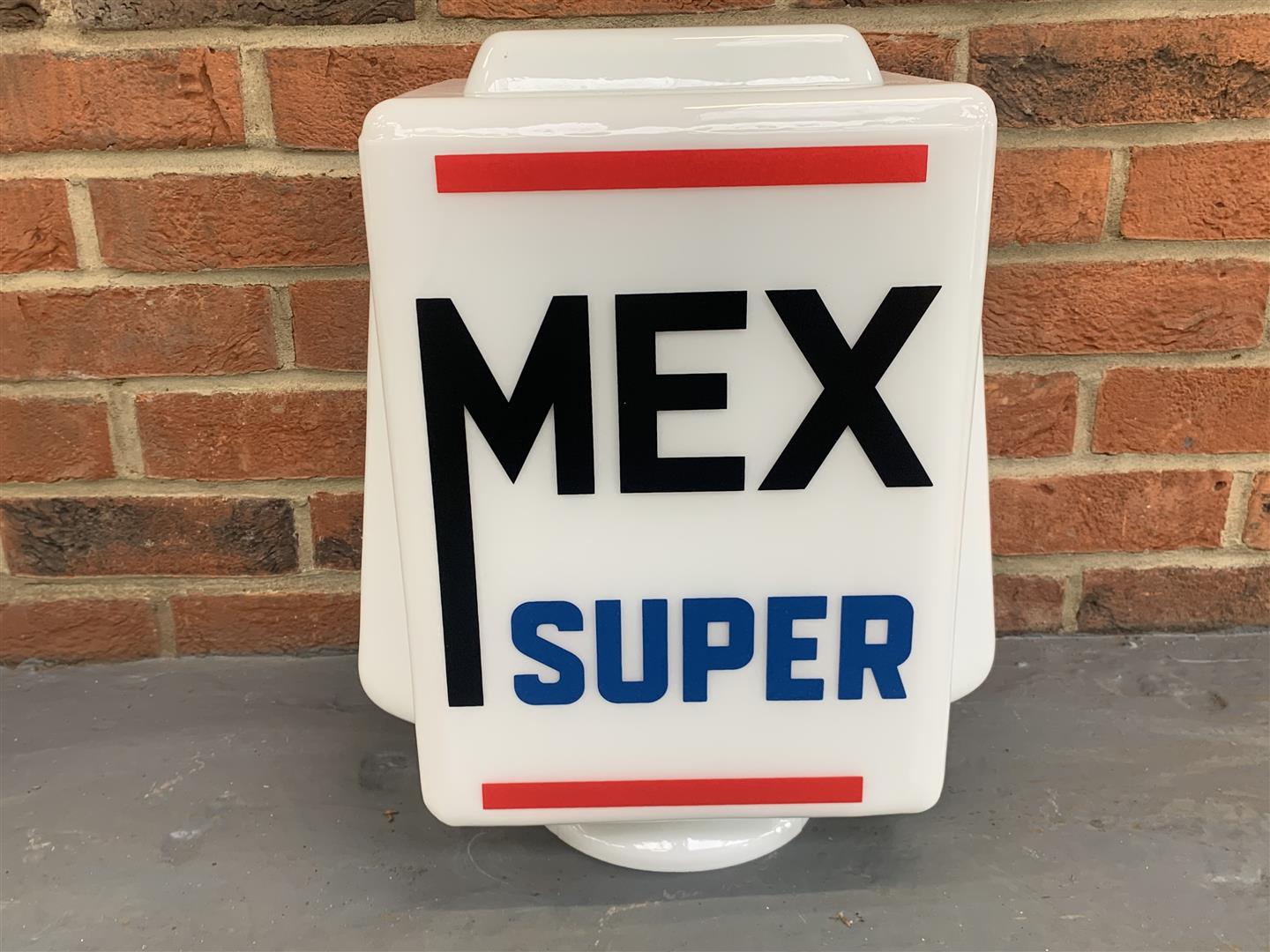 Glass MEX Super" Petrol Globe"