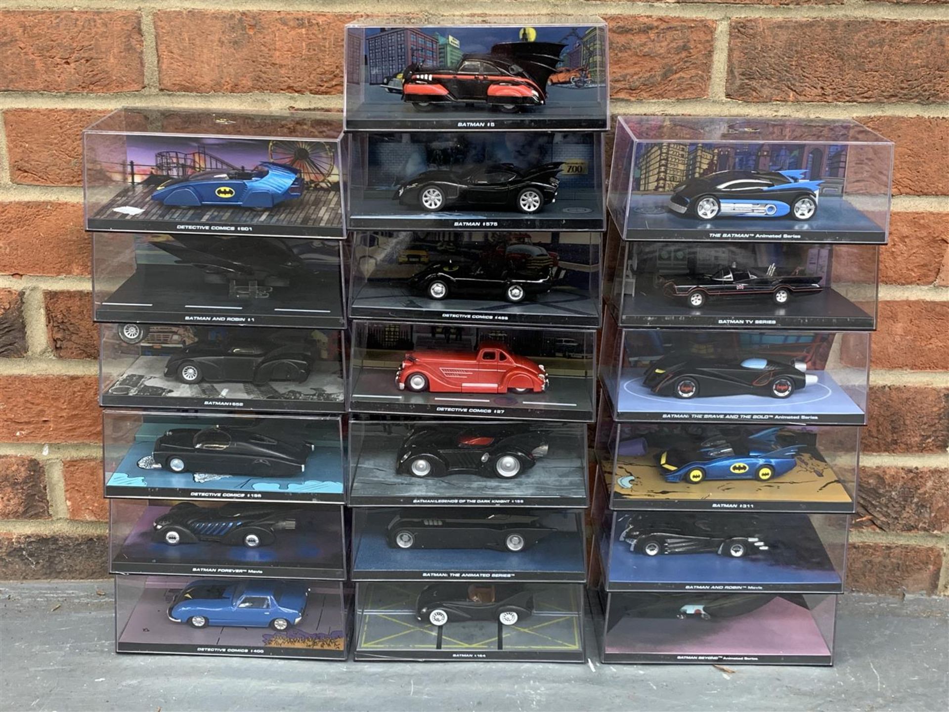 17 Boxed Batman Model Cars