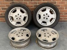 Set Of Four Mercedes Alloy Wheels