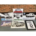 Six Classic BMW Print On Plastic Board