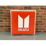 Original ISUZU Illuminated Double Sided Dealership Sign