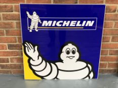 Metal Michelin Waving Man Sign