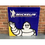 Metal Michelin Waving Man Sign