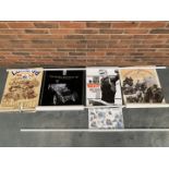 Five Assorted Posters To Include Rolls Royce, Steve McQueen Etc