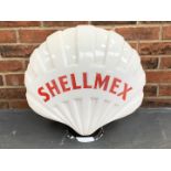 Original Glass ShellMex Fat Boy" Petrol Globe"