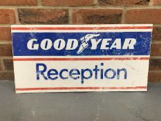 Aluminium Goodyear Reception Sign