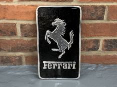 Cast Aluminium Ferrari Sign