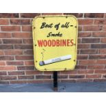 Aluminium Framed Double Sided Woodbines Cigarettes Sign